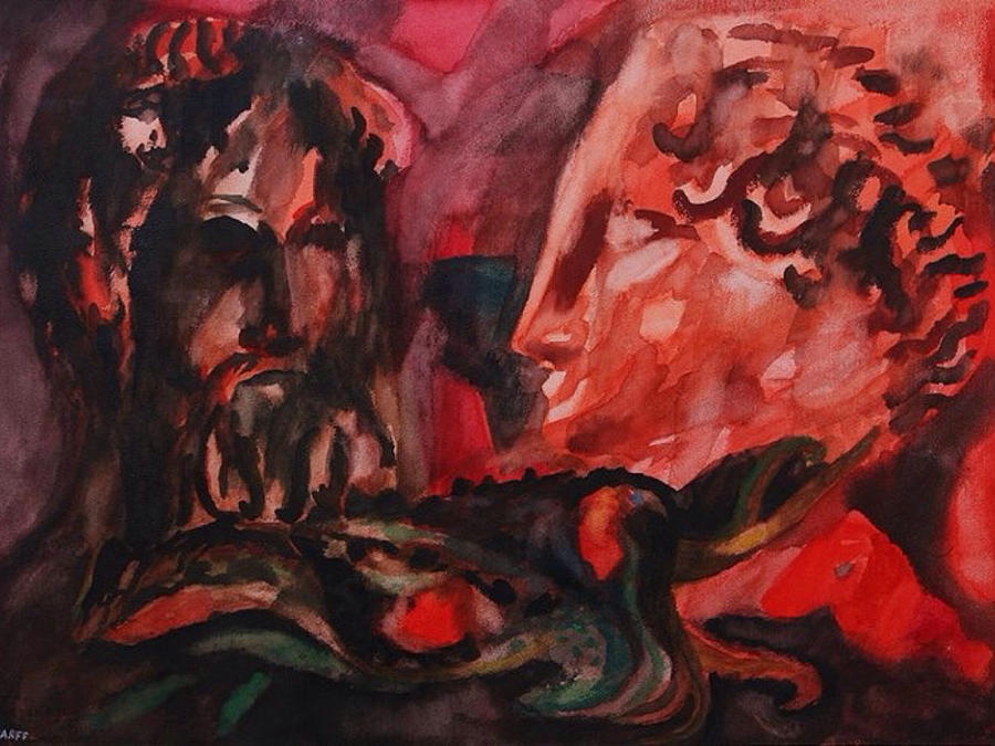 Dialogo Silenzioso Painting by Enrico Garff