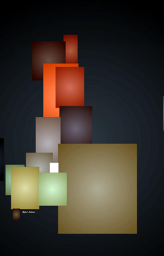 Dramatic Abstract Digital Art by Rafael Salazar