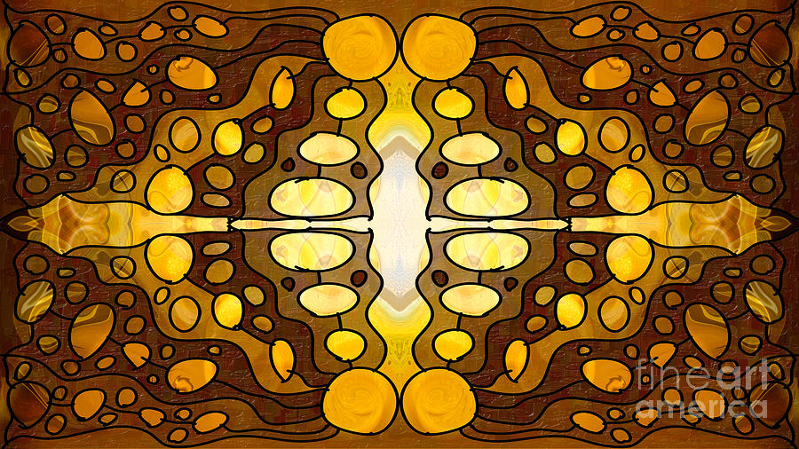 Earthly Awareness Abstract Organic Artwork by Omaste Witkowski Digital Art by Omaste Witkowski