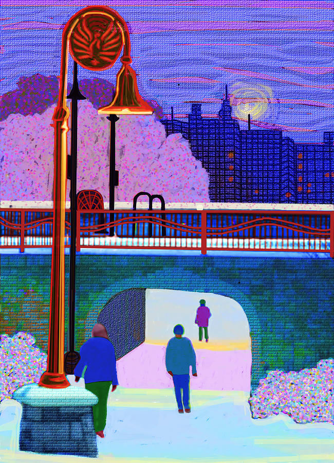 A Snowy Evening Digital Art by Rod Whyte