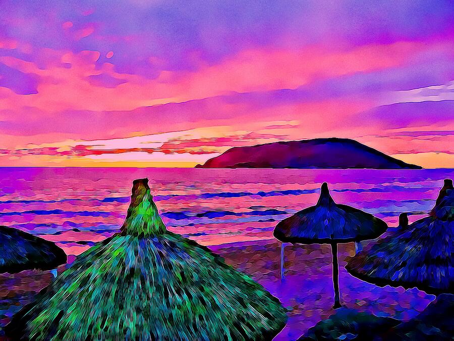 End of the beach day in Mazatlan Photograph by Tatiana Travelways