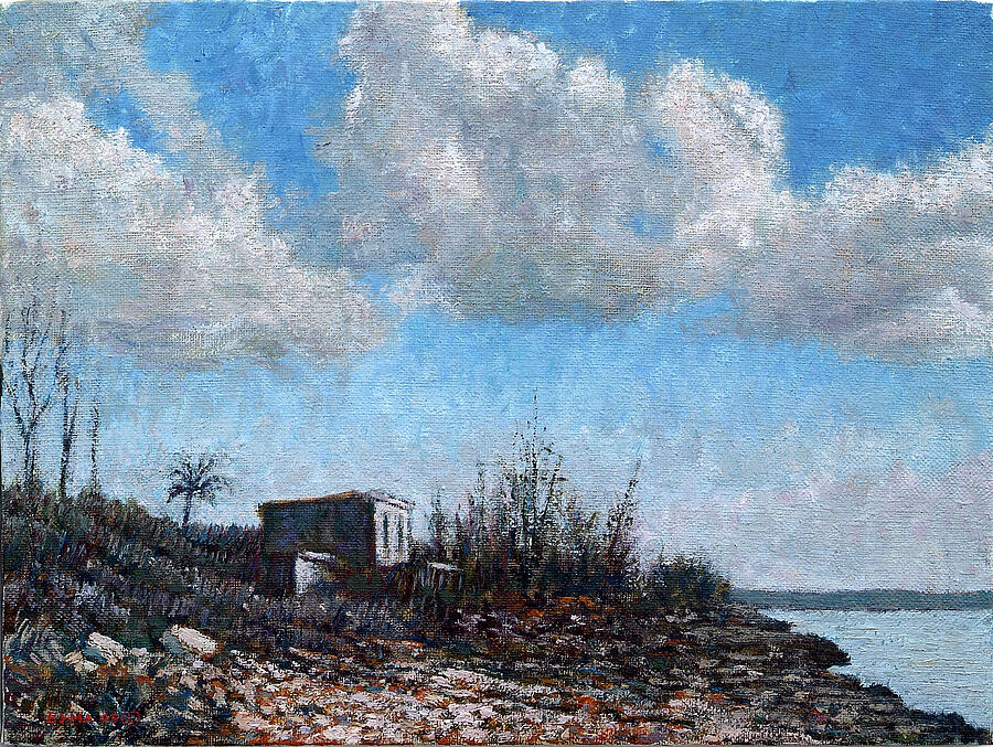 Evening at Current Ridge - Eleuthera Painting by Ritchie Eyma