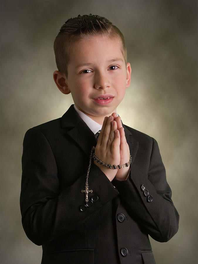 First Communion Photograph by Al Poullis