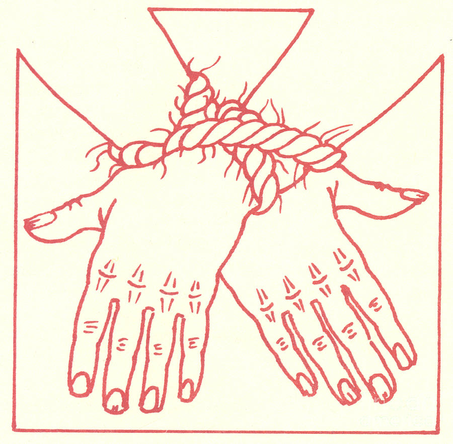 FIRST STATION- Jesus is condemned to death Drawing by William Hart McNichols
