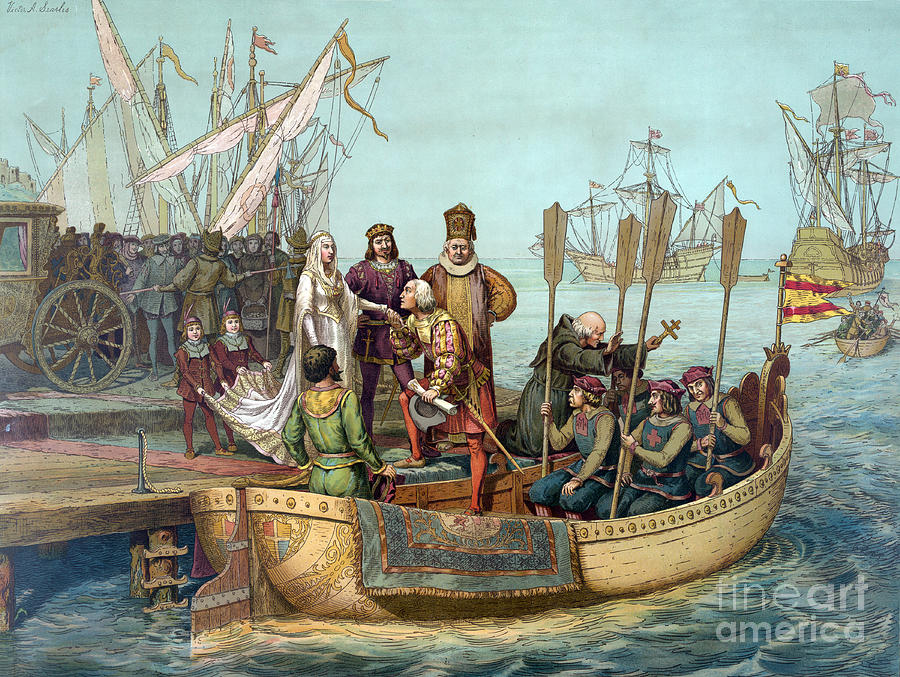 First Voyage Of Columbus, 1492 by Science Source