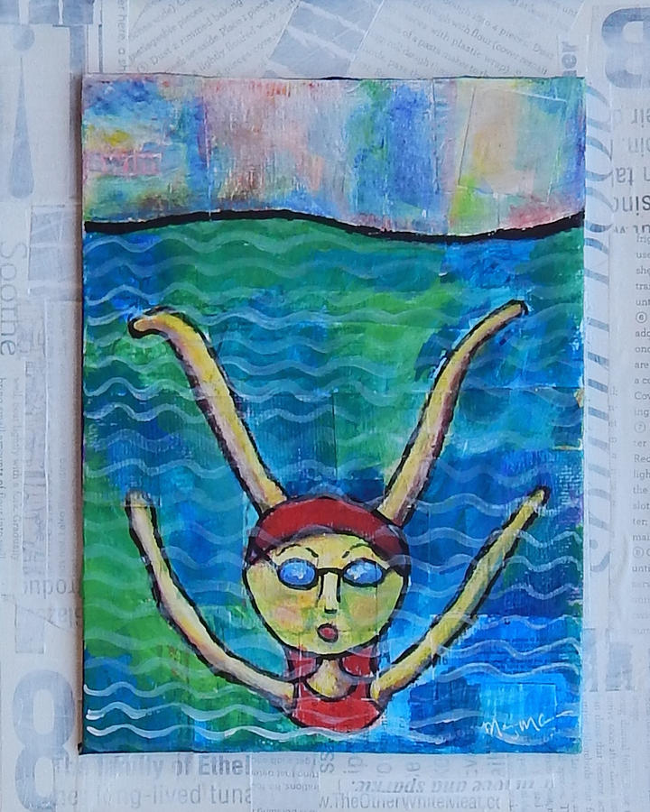 Float Mixed Media by Mary Conner
