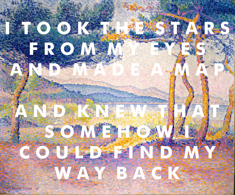 Inspiration from Nature's Hues Photograph - Florence and the Machine Lyrics Print by Georgia Clare