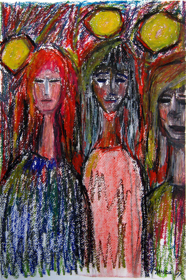 Friends Pastel by Katt Yanda