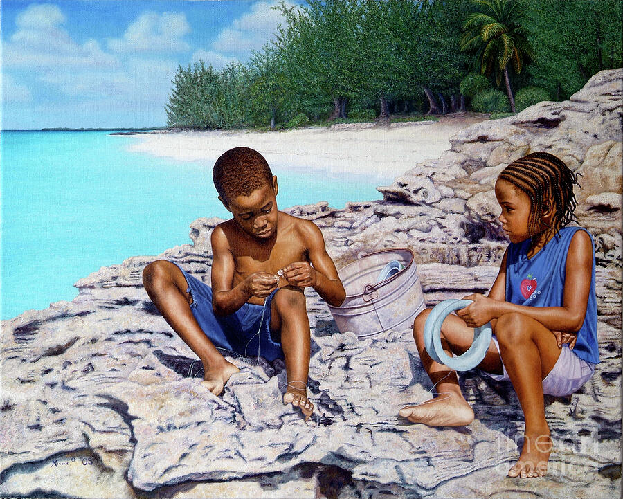 Friends Painting by Nicole Minnis