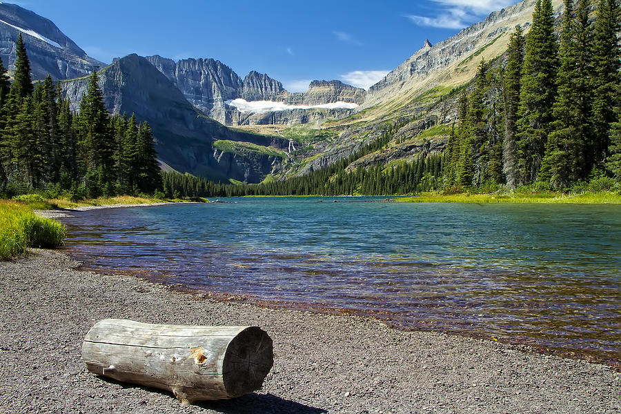 Grinnell Lake Glacier Park Montana #2 Photograph by Waterdancer