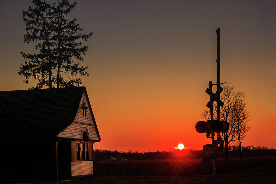 Historical Train Depot in Wayne Illinois Photograph by Joni Eskridge