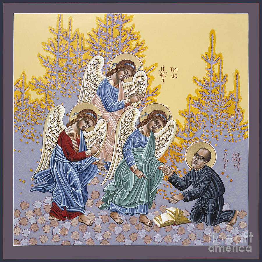 Holy Theologian Bernard Lonergan Painting - Holy Theologian Bernard Lonergan 122 by William Hart McNichols