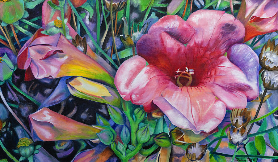 Fragrant blooms Painting by Jeremy Holton