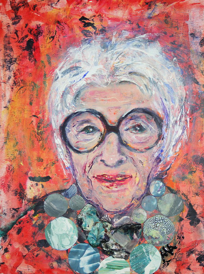 Iris Painting by Madeleine Arnett