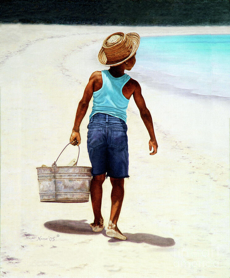 Island Paradise Painting by Nicole Minnis