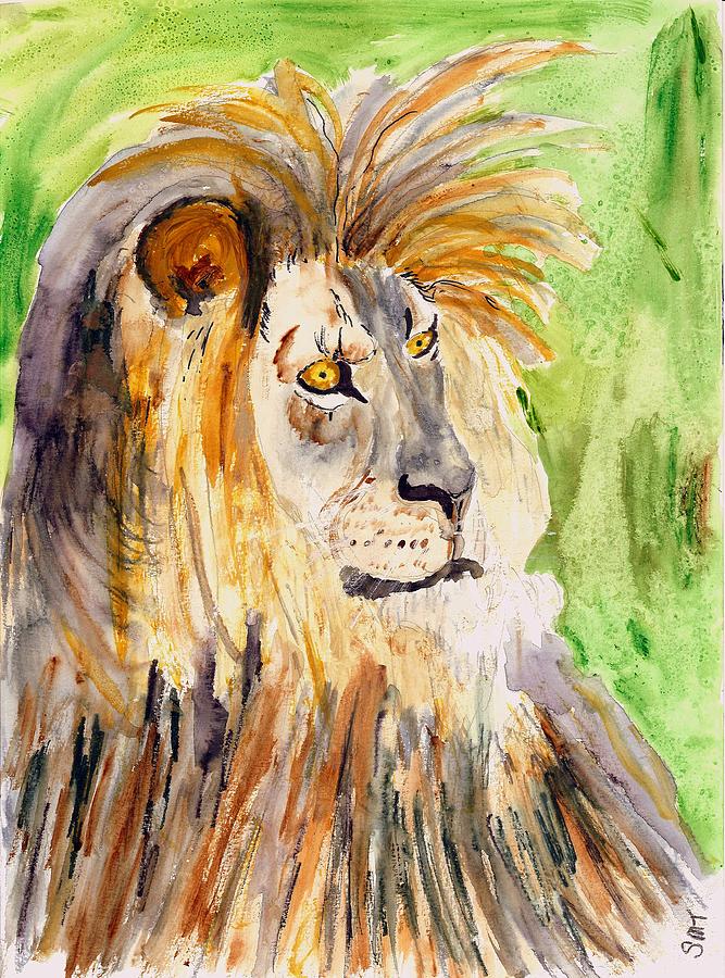 Its a Territorial Thing Painting by Stacey Torres