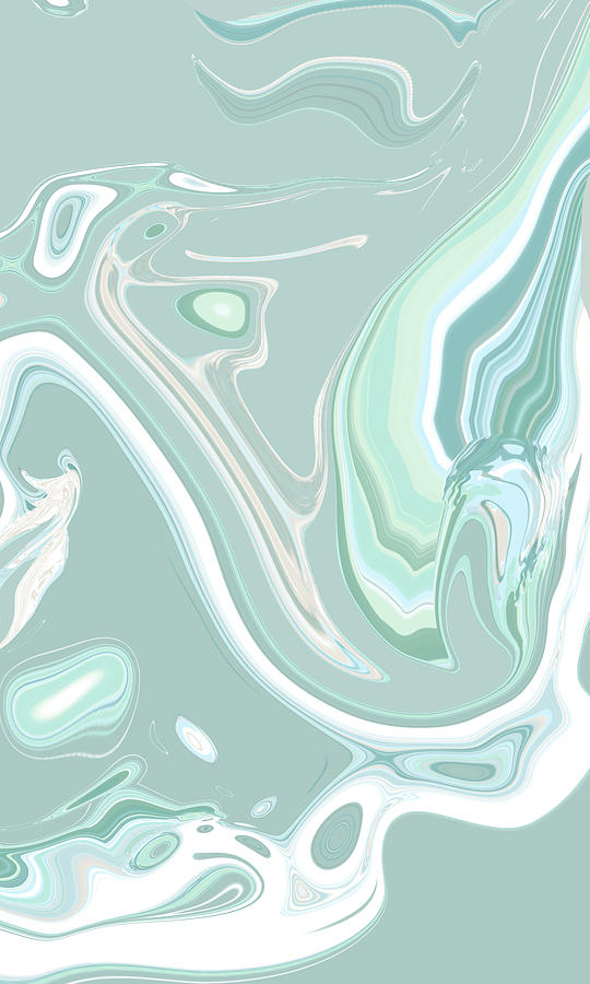 Jade Coast Digital Art by Gina Harrison