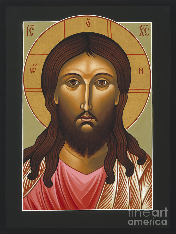 Jesus Christ with Halo Painting - Jesus Christ Holy Forgiveness 040 by William Hart McNichols