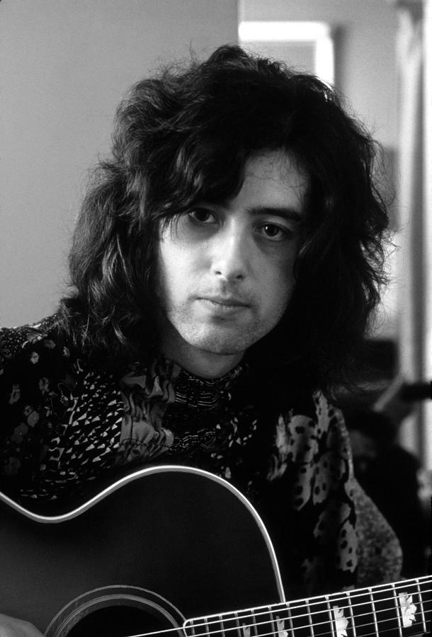 Jimmy Page 1970 Photograph by Chris Walter - Metal Posters