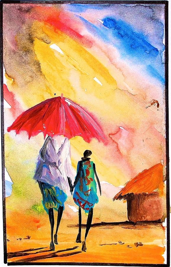 L 201 Painting by Albert Lizah