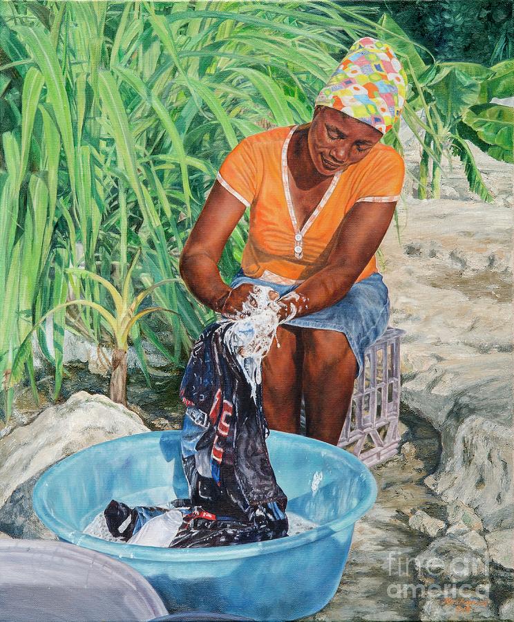 Labour of Love Painting by Roshanne Minnis-Eyma