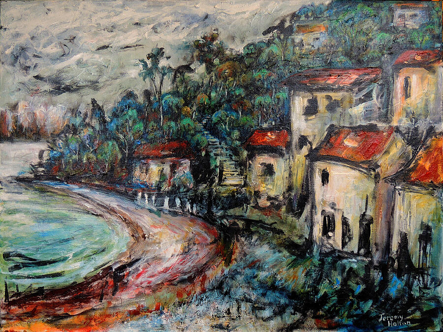 Lonely Bay Painting by Jeremy Holton