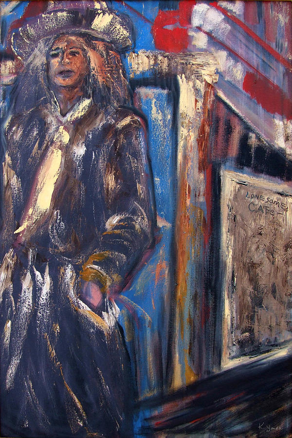 Lonesome Cafe Painting by Katt Yanda