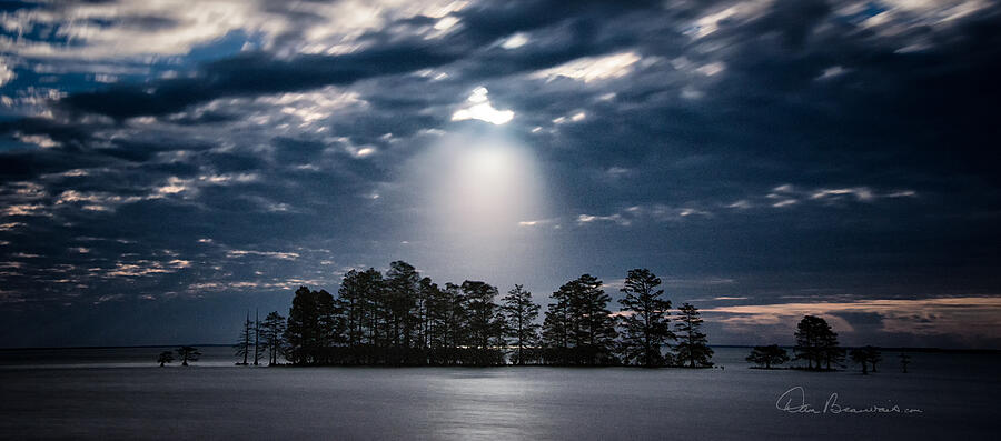 Mattamuskeet Moonlight 3048 Photograph by Dan Beauvais