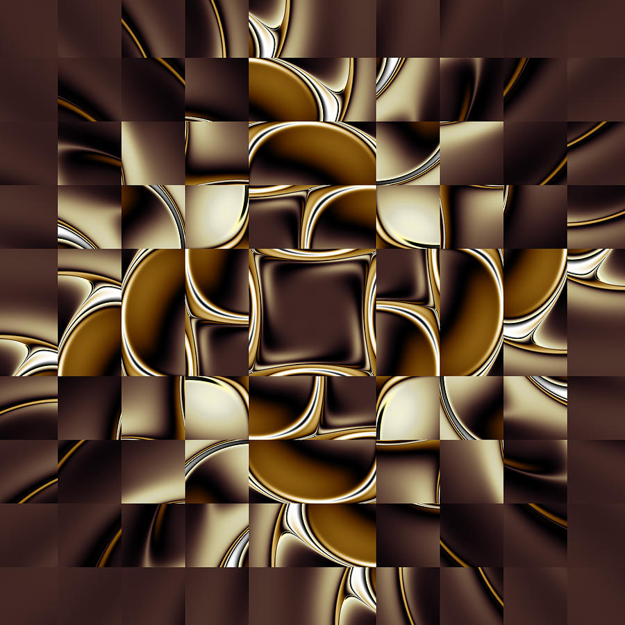 Medallion Deconstructed Digital Art by Vic Eberly