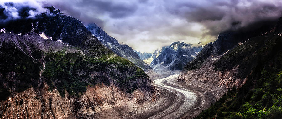 Mer De Glace Photograph by Chris Boulton