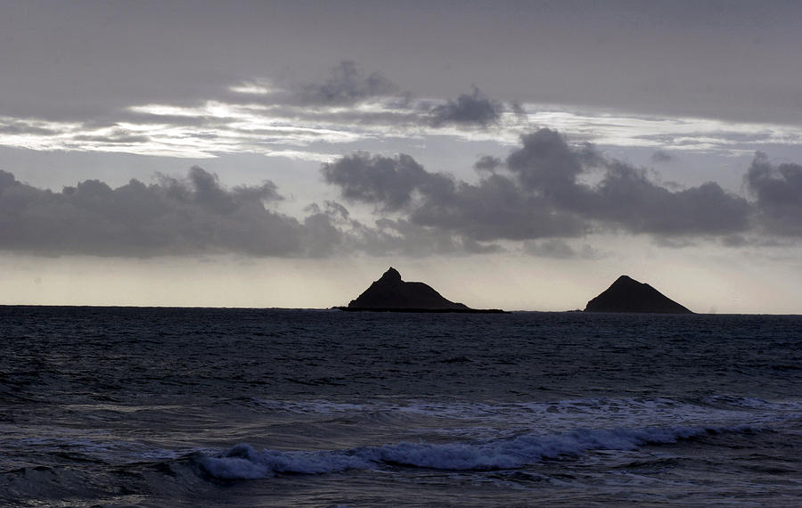 Molokai from Oahu Photograph by Kenneth Campbell