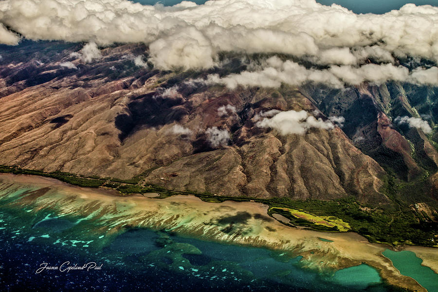 Molokai from the Sky Photograph by Joann Copeland-Paul
