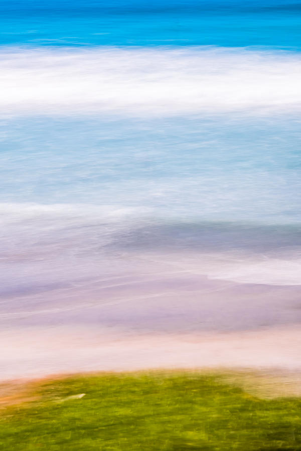 Moonlight Beach Abstract 2 - Encinitas Beach Photograph Photograph by Duane Miller