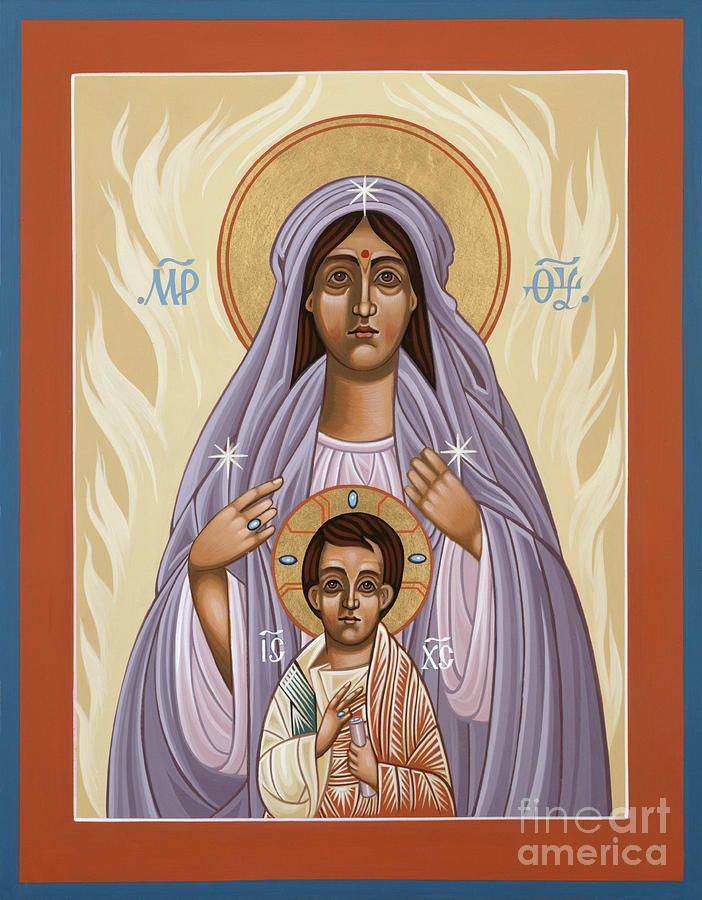 Mother of God Cenacle of the New Pentecost 146 Painting by William Hart McNichols