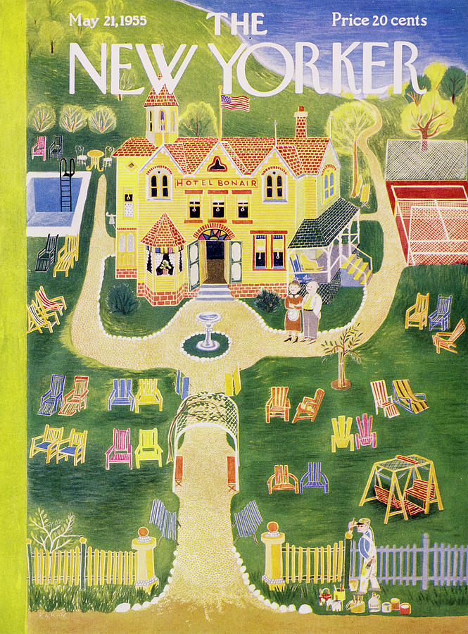 New Yorker May 21 1955 by Ilonka Karasz