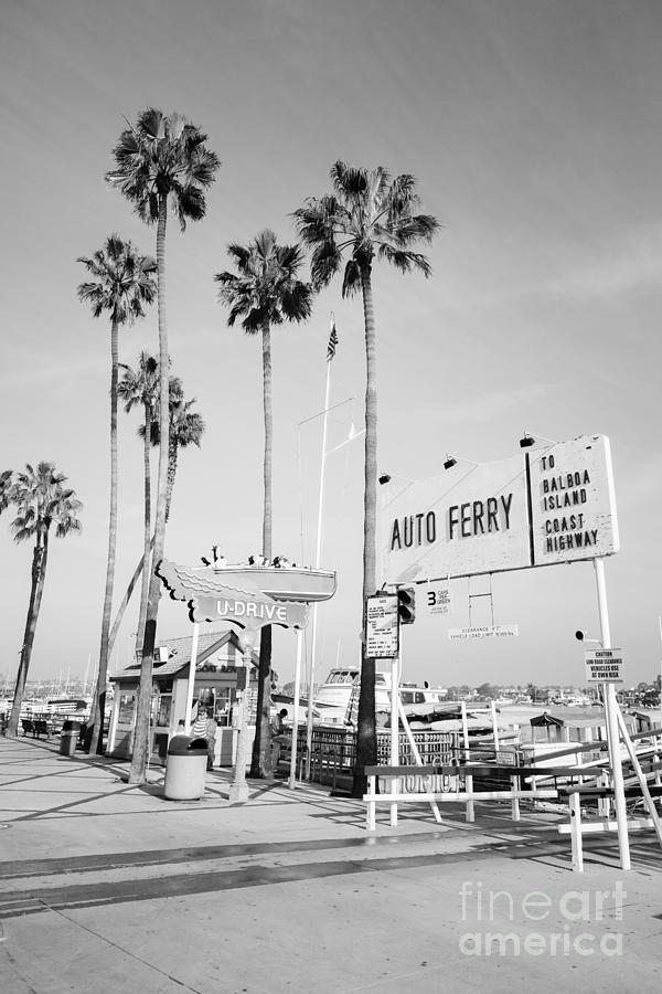 Newport Beach Ferry Entrance Photo Photograph by Paul Velgos