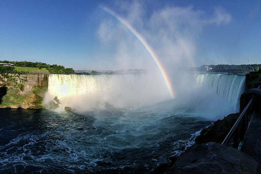 Niagara rainbow Photograph by Al Poullis