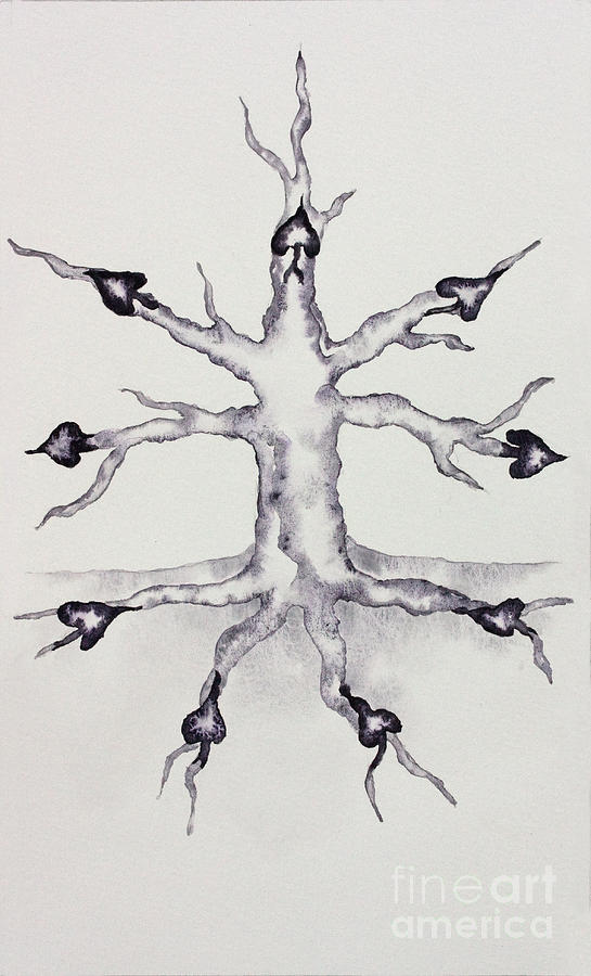 Nine of Spades Painting by Srishti Wilhelm