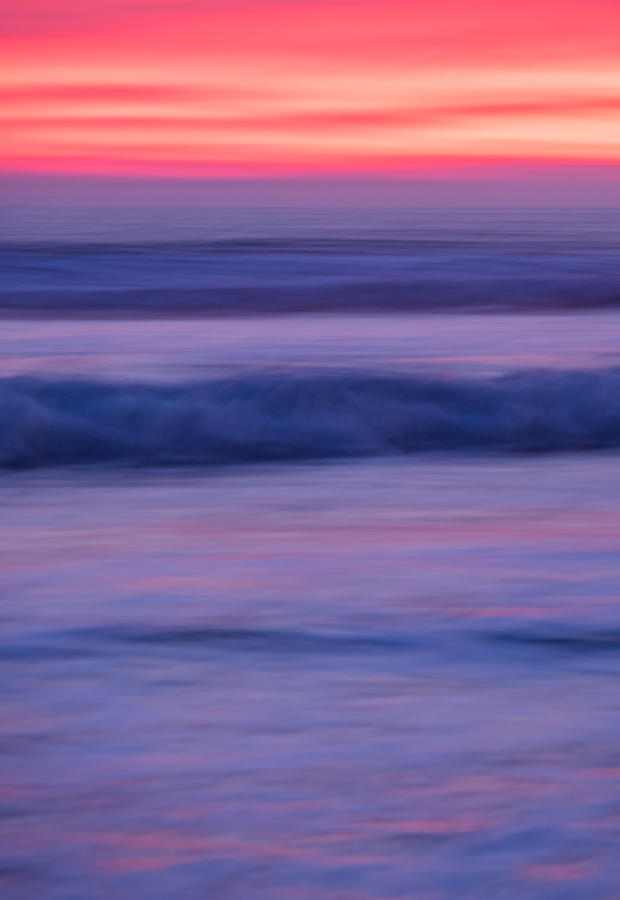 Oceanside Sunset #3 - Abstract Photograph Photograph by Duane Miller