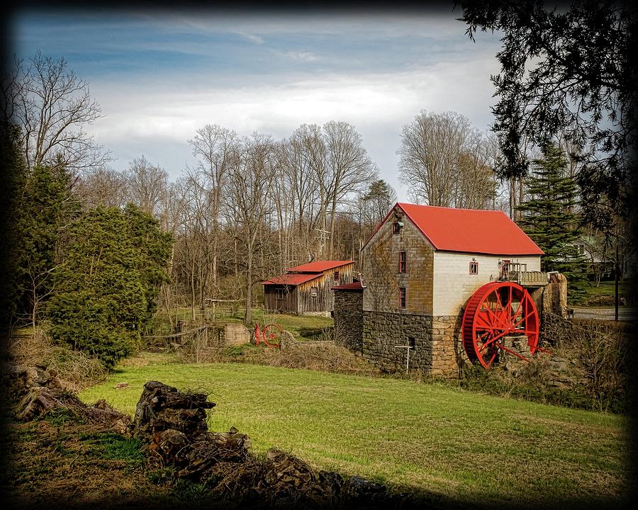 Old Bailes Mill Photograph by Marshall Hurley