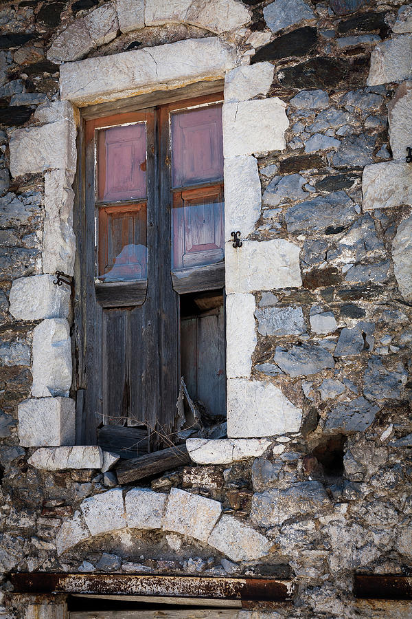 Old broken window Photograph by Al Poullis
