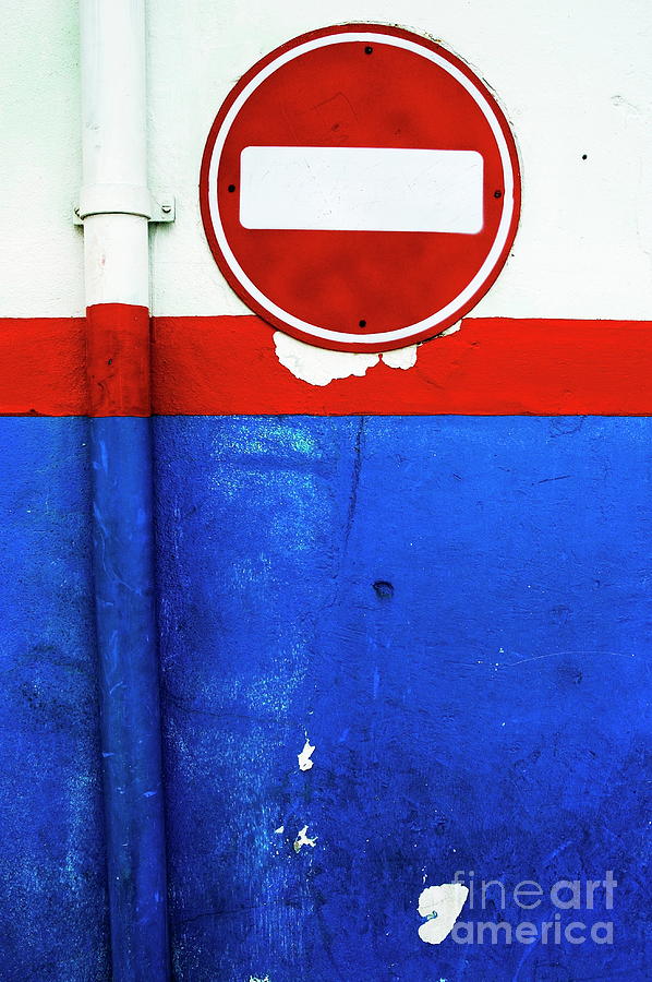 One Way street sign Photograph by Sami Sarkis Photography
