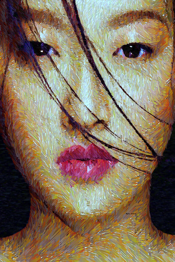Oriental Expression 0701 Mixed Media by Rafael Salazar