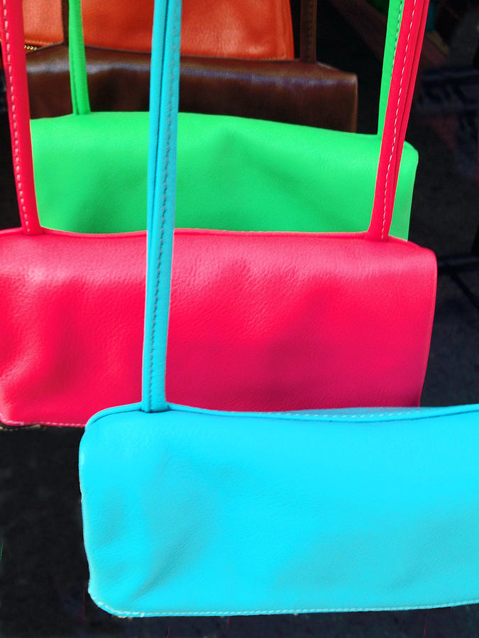 Pastel Pocketbooks Photograph by Rick Locke - Out of the Corner of My Eye
