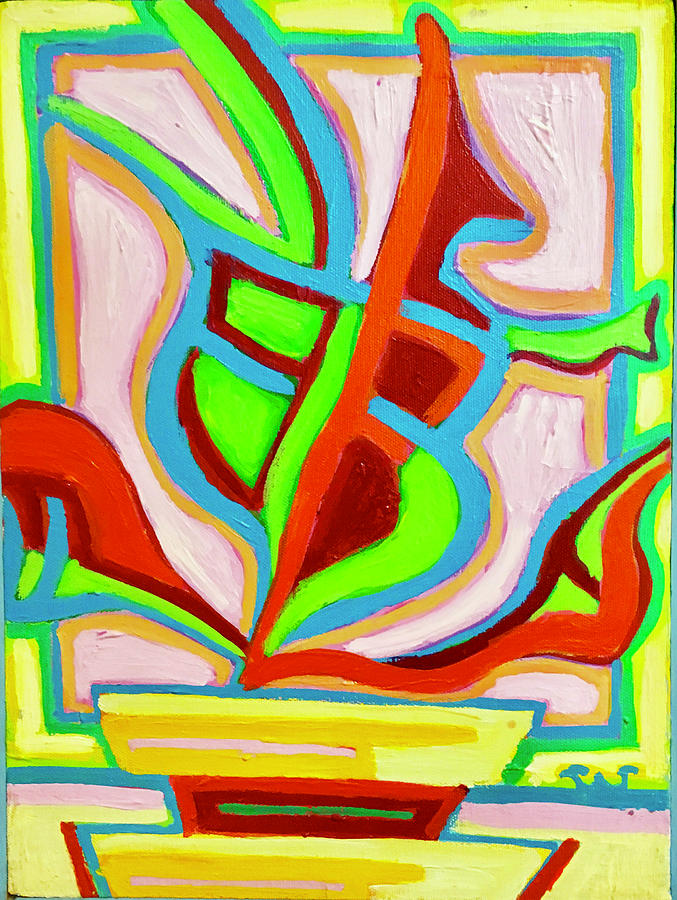 Pot Dance Painting by Rod Whyte