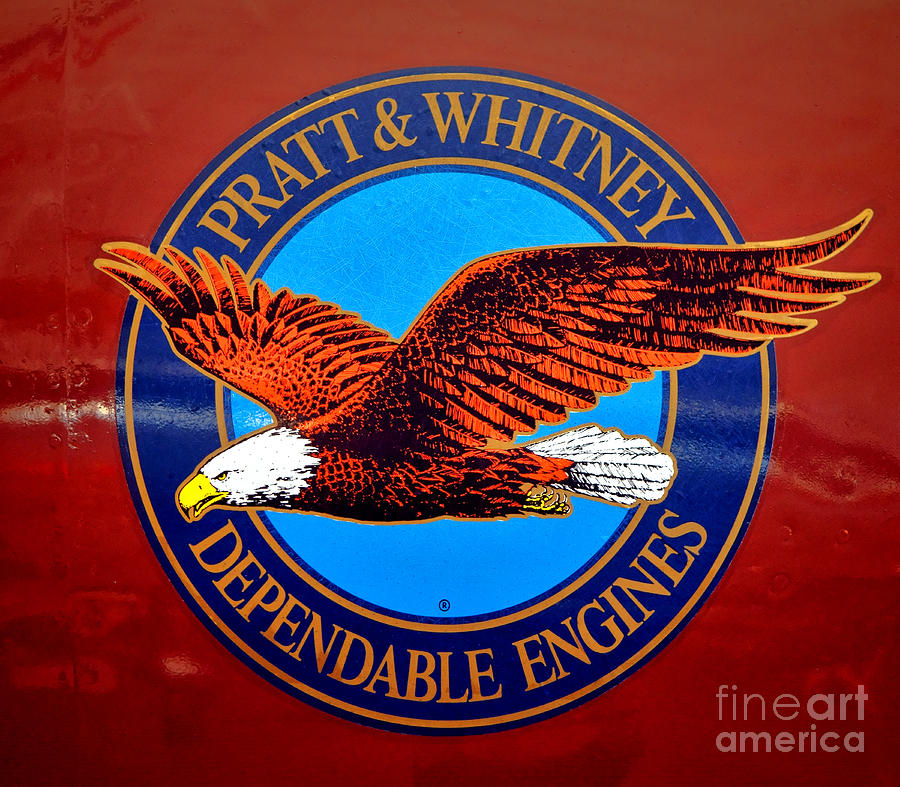 Pratt & Whitney Logo with Eagle Photograph - Pratt and Whitney by Olivier Le Queinec