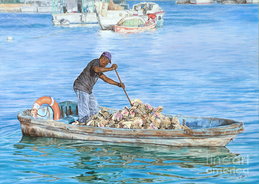 Precious Cargo Painting by Roshanne Minnis-Eyma