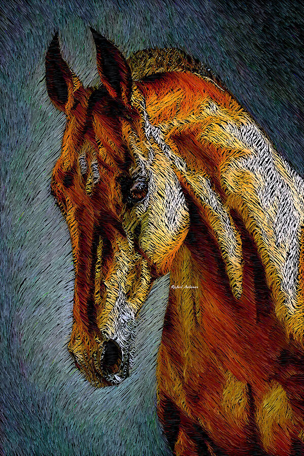 Pretty Red Digital Art by Rafael Salazar