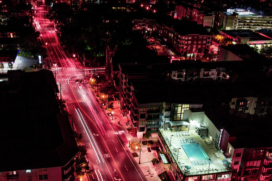 Red Streets Photograph by Kenny Thomas