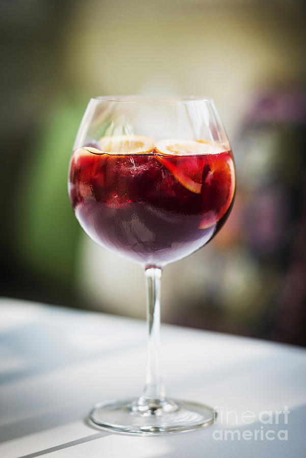 Red Wine Sangria Spanish Drink Glass by JM Travel Photography - Royalty  Free and Rights Managed Licenses